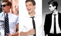 Simple tie styles help gentlemen become more luxurious