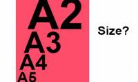 Size of paper size A0, A1, A2, A3, A4 ... how many mm, inch?