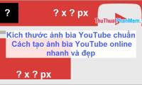 Standard YouTube Cover Image Size & How to Create Fast and