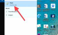 Stitch text into photos with Paint available on Windows