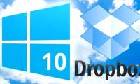 Sync Dropbox folder with Windows 10