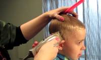 Teach parents how to have a simple haircut for boys at home