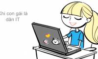Technology jokes: When girls are IT people