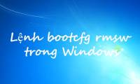 The bootcfg rmsw command in Windows