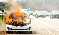 The cause of cars burning and timely handling