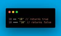The difference between the == and === operators in JavaScript