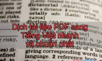 The fastest and most standard way to translate a PDF document
