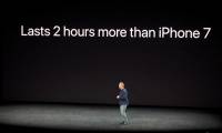 The first test on the battery of iPhone X, relatively good