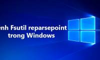 The Fsutil reparsepoint command in Windows