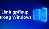 The gpfixup command in Windows
