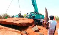 The largest rock was excavated in South India
