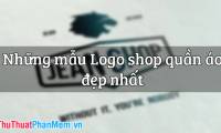 The most beautiful logo Shop clothing templates