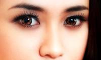 The note when wearing contact lenses