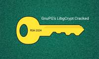The researchers successfully cracked 1024-bit RSA in GnuPG Crypto Library