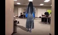 The scary ghost in The Ring comes out of the TV screen thanks to ARKit technology