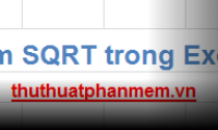 The SQRT function returns the square root of a positive number in Excel