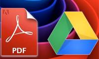 The tips should know with PDF files on Google Drive