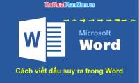 The way of writing the inference in Word