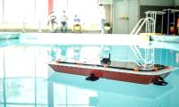 This is a self-propelled boat capable of taking on the role of bridges