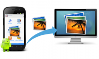 This is a way to transfer images from Android to a computer without a USB cable