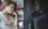 Touching status for couples who are far away