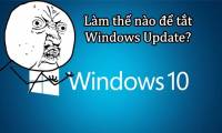 Turn off the Win 10 update, stop Windows 10 from updating automatically