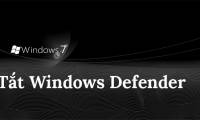 Turn off Windows Defender on Windows 7 and Windows Vista