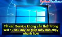 Turning off unnecessary services in Windows 10 will help your computer run faster