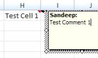 Use Comments Tool in MS Excel