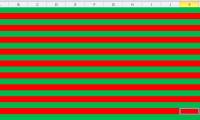 Use conditional formatting to format even and odd rows