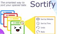 Using Sortify groups tabs of the same domain on Chrome