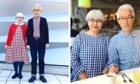 Watching the photo of a Japanese couple wearing double clothes for 37 years