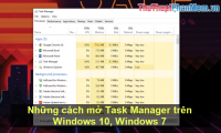 Ways to open Task Manager on Windows 10