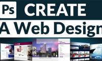 Website design tutorial in Photoshop (Part 3): Create professional website layout