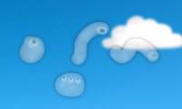 What are objects floating like worms in human eyes?