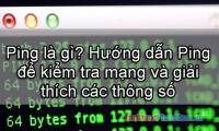What is a ping? Ping instructions to test the network and explain the parameters