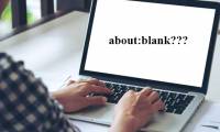 What is about: blank?  How to remove about: blank?