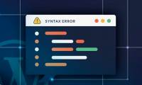 What is syntax error?