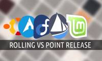 What is the difference between Rolling Release and Point Release releases?