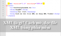 What is XML? How to open and read XML files with software