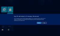 What will happen when restarting the computer?