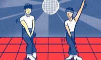 Why do so many people jump jubilantly whenever they urinate but can't 'go'?