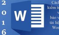 Word 2016 Complete Guide (Part 25): How to check and protect Word documents