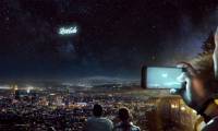 Written rocket launch on the universe to broadcast ads in the sky, advertising trends in the future?