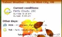 Yahoo Mash: Using the weather forecast module and the Glass of Van Hoa