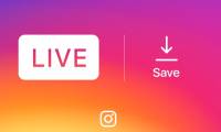 You can save live video on Instagram to mobile device