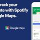 Already able to stream music with Spotify application right on Google Maps, invite you to experience