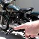 Photo of As you know, why is the leaning leg of the motorcycle on the left?