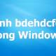 Bdehdcfg command in Windows