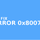 Cause and how to fix 0x80070057 error on Windows